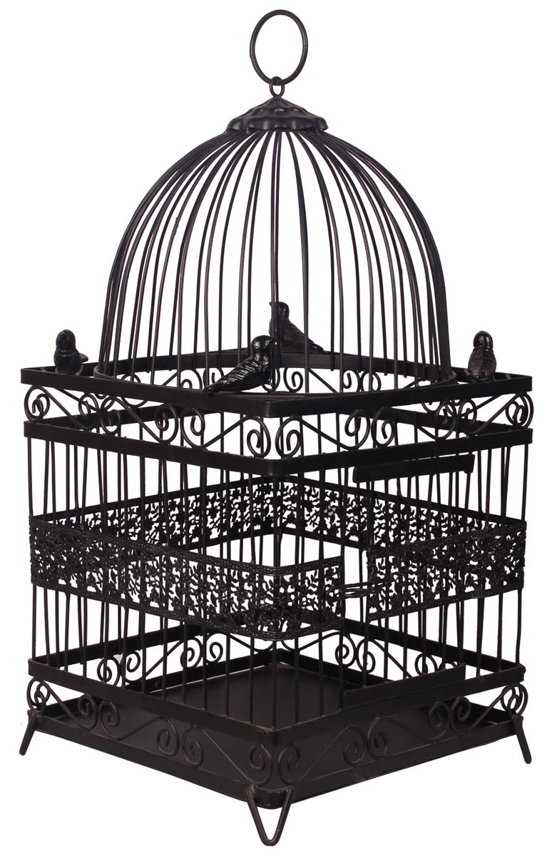 Tea-Light - Cast in Iron - Intricately Crafted with Bird Motifs - Vintage-Look Pet Accessories / Unique Decorating items - Buy in Bulk Wholesale